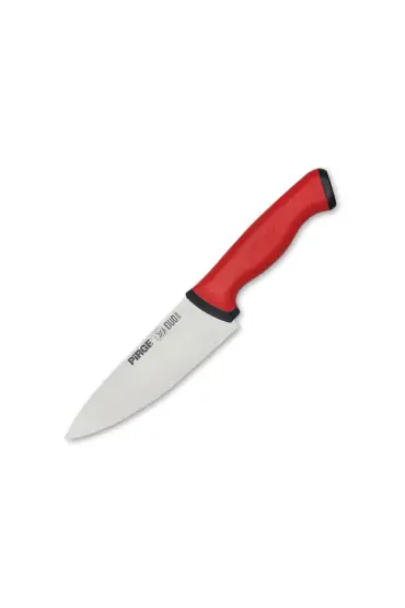 Pirge 34159 Duo Şef Bıçağı 16 cm - Kırmızı Kaymaz Sap