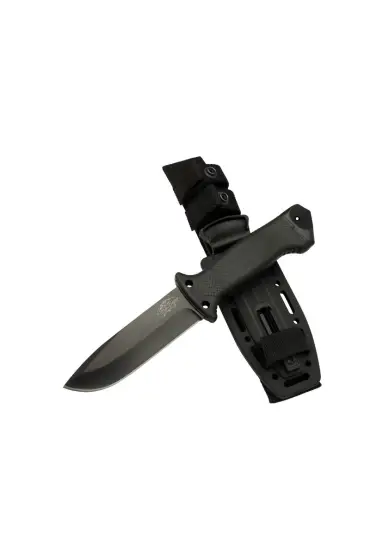 Columbia Tiger Tactical HTM 3321 A Siyah Outdoor / Survival Bıçak 27cm - Kauçuk Sap, Kılıflı, Kutulu