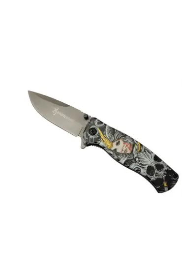 Browning X79C Kızlı Çakı 20,5 cm Manuel, Kemerlikli