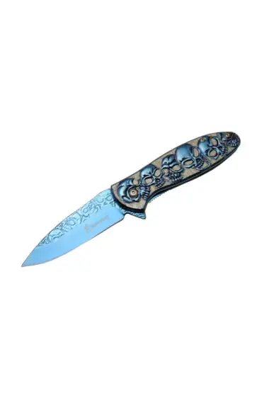 Browning YSTL2955BL Kurukafa Blue Çakı 19,5 cm  Manuel, Kemerlikli