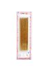 Gold Simli Pasta Mumu 6 Adet 16 cm