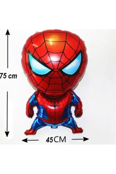 Spiderman Örümcek Adam Şekilli Uçan Folyo Balon 75 cm