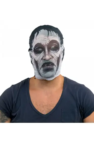 Kafaya Tam Geçmeli Bez Zombie Maskesi - Streç Korku Maskesi - 3D Baskılı Maske Model 2