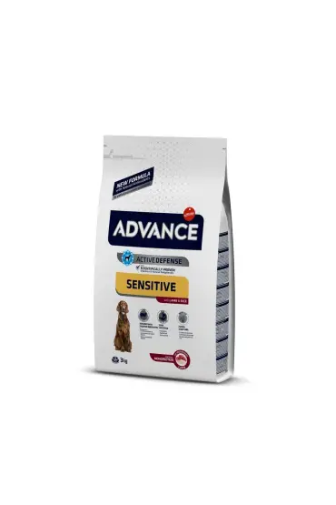 Advanve Sensitive Lamb Kuzu Etli Köpek Maması 3 Kg