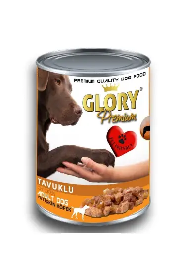 Glory Tavuk Etli Yetişkin Köpek Konserve Yaş Mama 400 gr