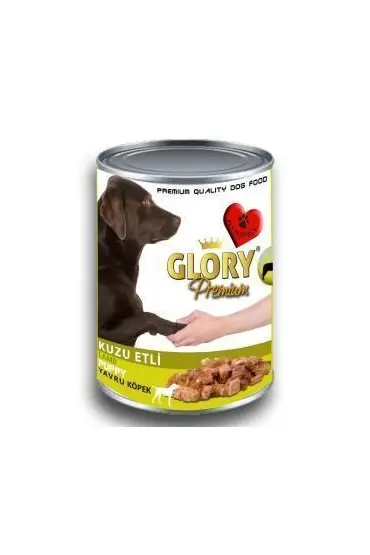 Glory Kuzu Etli Yavru Köpek Konserve Yaş Mama 400 gr