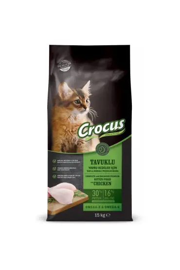 Crocus Tavuk Etli Yavru Kedi Maması 15 Kg