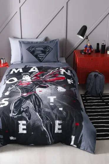 Özdilek  Superman Steel Tek Kişilik Nevresim Takımı