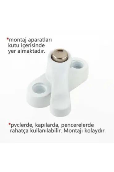 Pvc Kapı Pencere Emniyet Kilidi -  Pimapen Kilidi - ÇELİK - 6 Adet