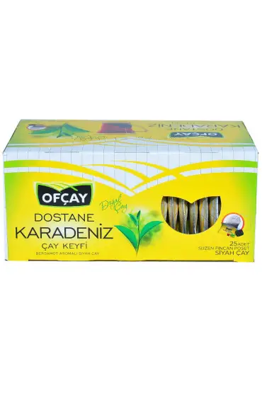 Bergamot Aromalı Siyah Çay 25 Süzen Poşet