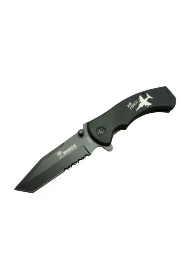 Boker B016 Air Force Kamp Çakı 21 cm - Otomatik, Uçaklı Sap