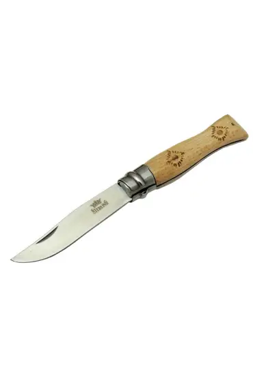 Sterling T0221 Bahçe Çakı 16 cm - Ahşap Sap, Bilezikli, Kılıflı