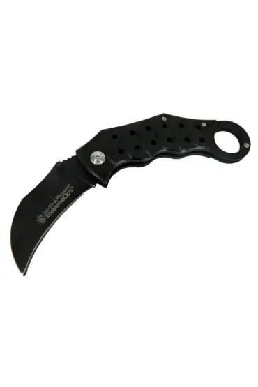 ZH 225 Siyah Karambit 18 cm - Metal Saplı, Manuel