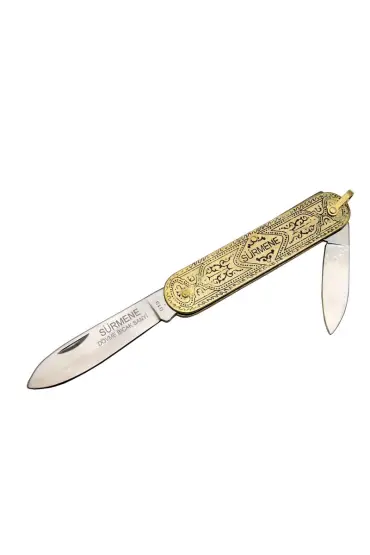 Trabzon Sürmene 013 Geleneksel Hediyelik Çakı 14 cm - Metal Saplı