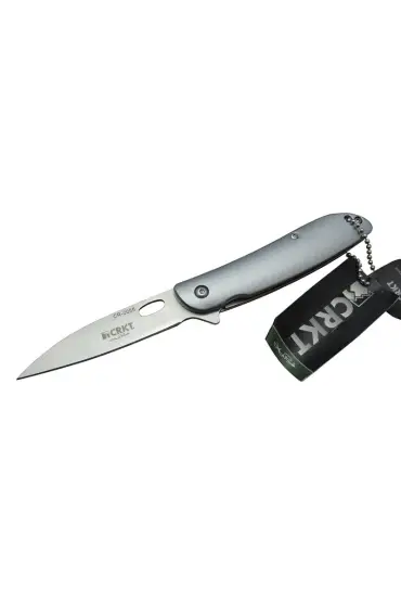 CRKT CR 0055 Kamp Çakı 18 cm - Otomatik, Metal Saplı, Kılıflı, Kutulu