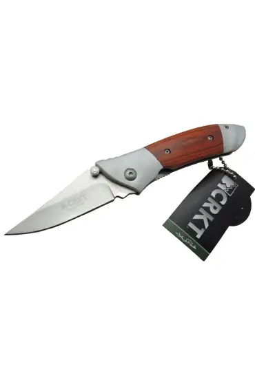 CRKT CR 0035 RD Kamp Çakı 18 cm - Metal & Gül Ağacı Saplı, Kılıflı, Kutulu