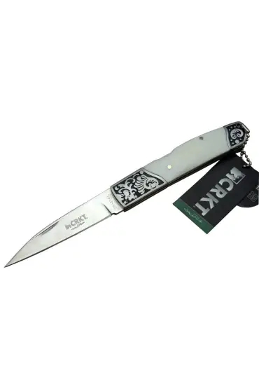 CRKT CR 0144 WY Kamp Çakı 20 cm - Sedef Saplı, Kılıflı, Kutulu