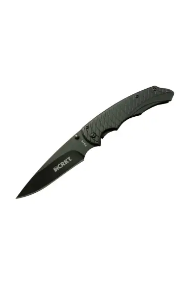 CRKT CR 7040 Siyah Kamp Çakı Metal 22 cm - Metal Saplı, Otomatik, Kılıflı, Kutulu