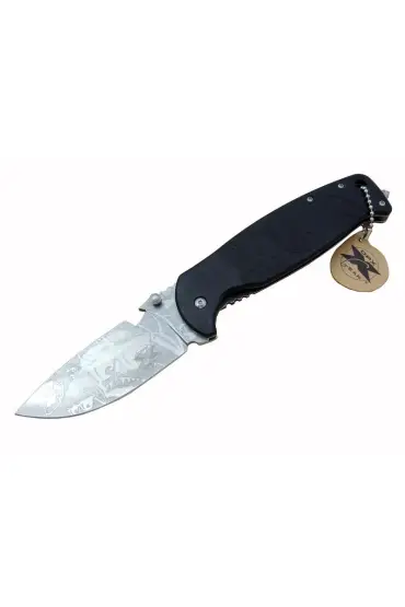 DPX Gear HST-1238 Desenli Outdoor Çakı 23,5 cm - Açacaklı, Cam Kırma Perçinli, Kılıflı