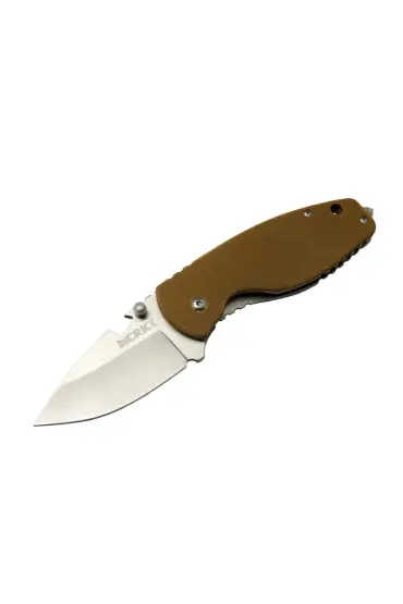 Crkt 3329 BRW Heat Kamp Çakı 18cm - Metal Sap, Kılıflı, Açacaklı, Perçinli