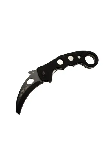 Böker Emerson 0504 BK Siyah Karambit Kamp Çakı 20cm- Manuel, Kemerlikli