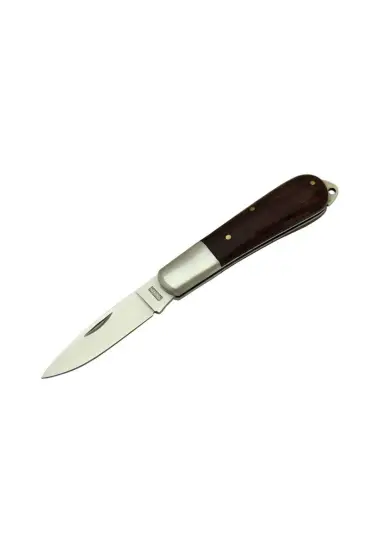 K-03 Orta Fındık Çakı 14 cm - Ahşap Saplı, Manuel, Bilezikli