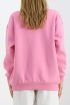 Kalp Nakışlı Şardonlu Oversize Sweat Pembe - 21621.200.