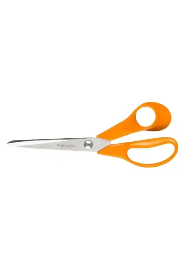 Fiskars 9853 M205 Kumaş Deri ve Karton Makası No: 8,5 inç / 21 cm - Paslanmaz Çelik