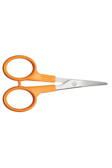 Fiskars 9808 M204 Kavisli Nakış Aplike Makası No: 4 inç / 10 cm - Paslanmaz Çelik