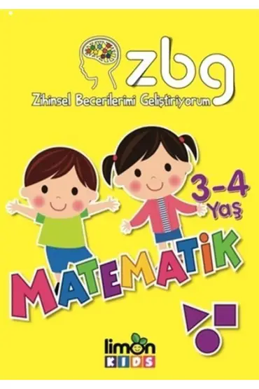 3 - 4 Yaş Matematik - Zihinsel Becerilerimi Geliştiriyorum  (4022)