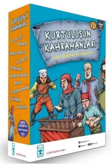 Kurtuluşun Kahramanları 3 Seti (10 Kitap Takım)  (4022)