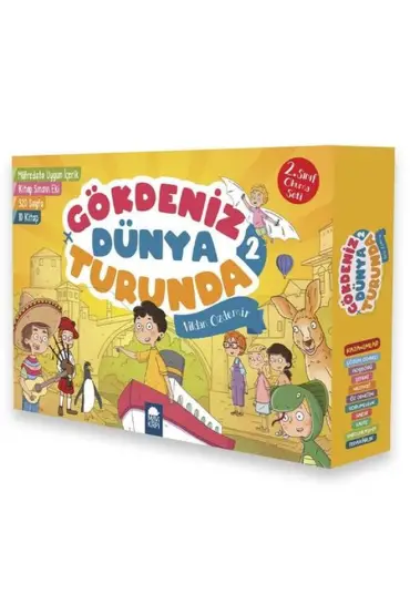 Gökdeniz Dünya Turunda 2 - 2.Sınıf Okuma Seti (10 Kitap Takım)  (4022)