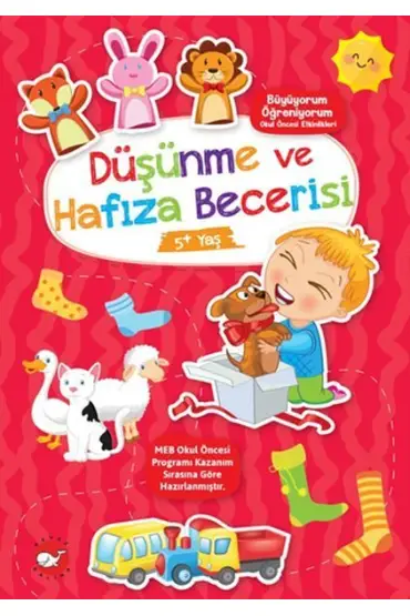 Büyüyorum Öğreniyorum Okul Öncesi Etkinlikleri - Düşünme ve Hafıza Becerisi 5+Yaş  (4022)