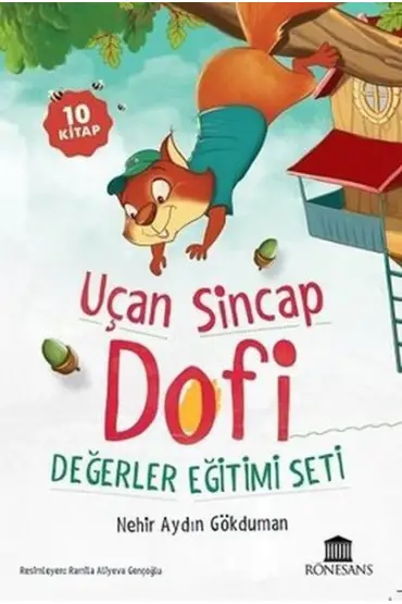 Uçan Sincap Dofi Değerler Eğitimi Seti - 10 Kitap Takım  (4022)