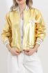 Varak Bomber Ceket Gold