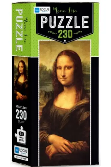 Blue Focus Mona Lisa - Puzzle 230 Parça  (4022)