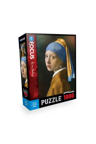 Blue Focus Puzzle İnci Küpeli Kız 1000 Parça  (4022)