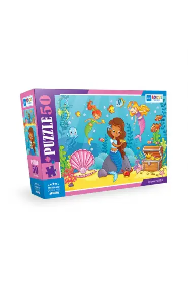 Blue Focus - Mermaid (Deniz Kızı) - Puzzle 50 Parça  (4022)