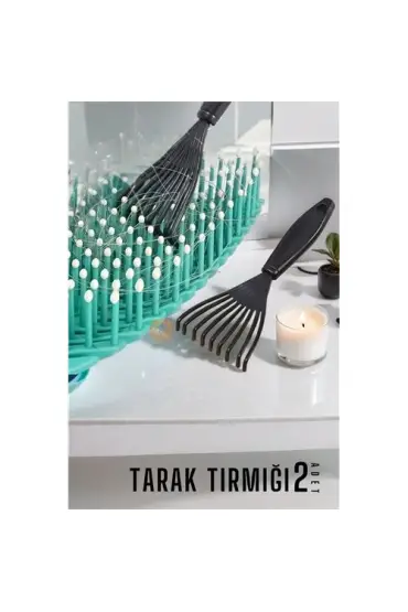 Turk Tarak Temizleyici Mini Tırmık 2 ADET