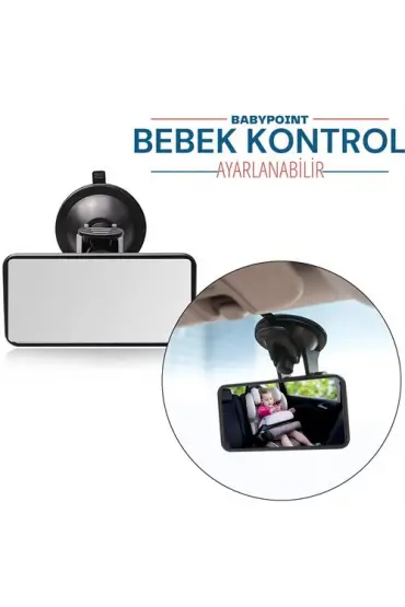 Turk BabyPoint Ayarlanabilir Bebek Kontrol Aynası