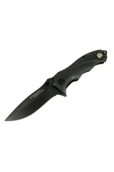 Strider Knives Siyah 21,5 cm Yarı Otomatik , Kemerlikli