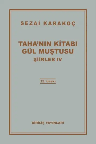 Şiirler 4 - Tahanın Kitabı Gül Muştusu  (4022)