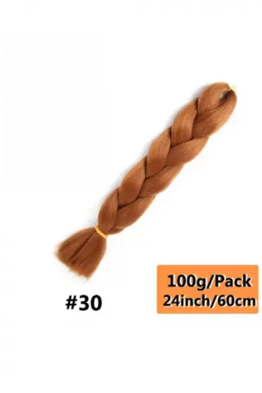 Sentetik Örgülük Saç  100 Gr. - Bakır