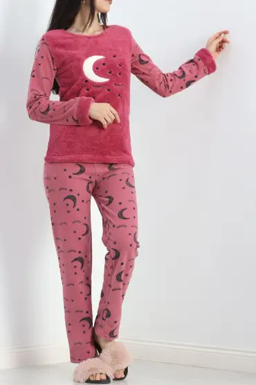 Polar Pijama Takımı Fuşya