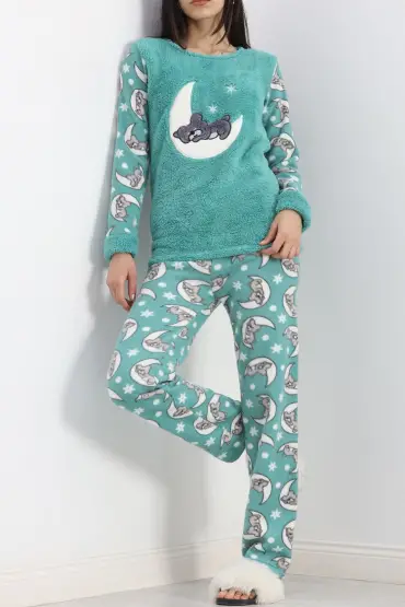 Polar Pijama Takımı Mint