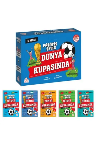 Patatesspor Dünya Kupasında(5 Kitap + Soru Kitapçığı)  (4022)