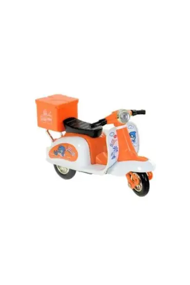 Çek Bırak Metal Vespa Motor  Cm - FY361A-D - Turuncu