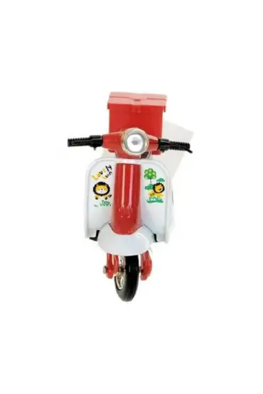 Çek Bırak Metal Vespa Motor  Cm - FY361A-D - Kırmızı