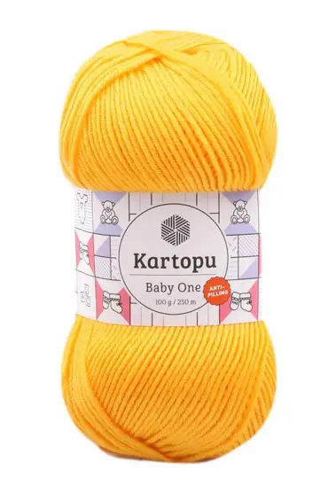 Kartopu Baby One El Örgü İpi  | Sarı K154