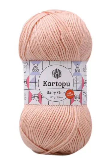 Kartopu Baby One El Örgü İpi  | Pudra K1873